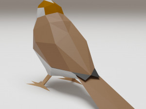bird - sparrow 3D 프린트 모델