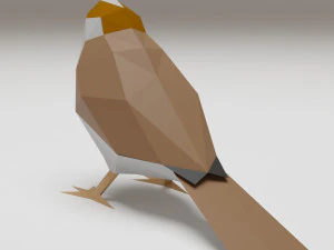 bird - sparrow 3D Print Model