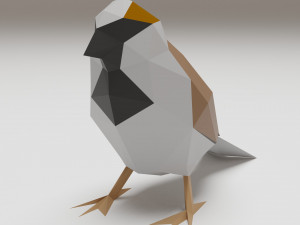 bird - sparrow 3D 프린트 모델