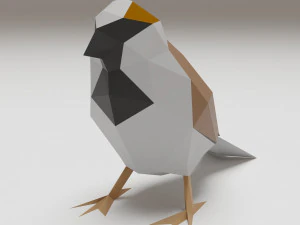 bird - sparrow 3D Print Model