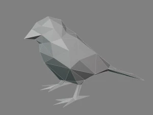bird - sparrow 3D Print Model