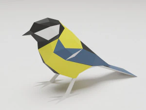 vogel - mees 3D printmodel