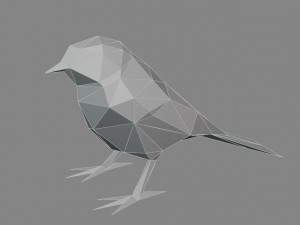 bird - tit 3Dプリントモデル