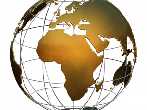 Earth globe wire 3D Model