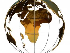 Earth globe wire Model 3D