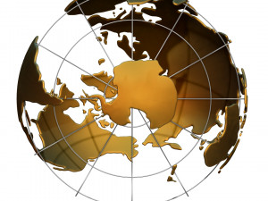 Earth globe wire Model 3D