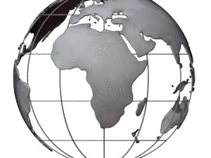 Earth globe wire Model 3D