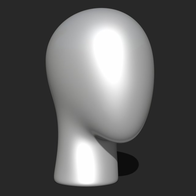 mannequin head Model 3D .c4d .max .obj .3ds .fbx .stl .blend