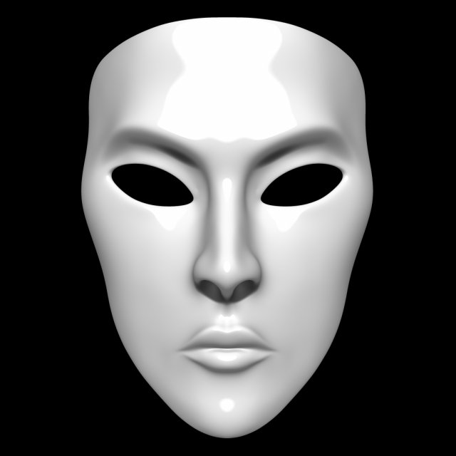 mask 3D Модель .c4d .max .obj .3ds .fbx .stl .blend 