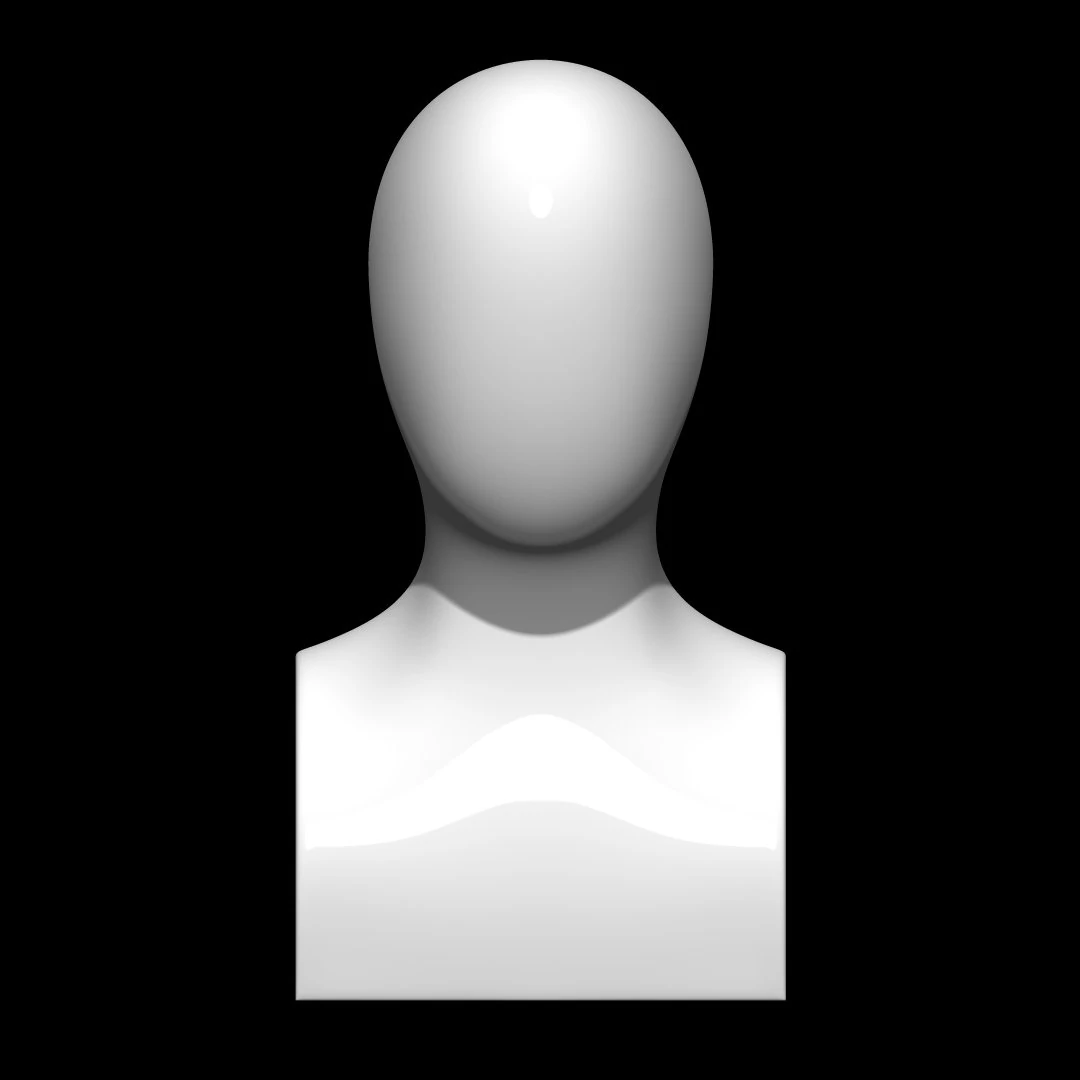 mannequin head 3D Model .c4d .max .obj .3ds .fbx .stl .blend 