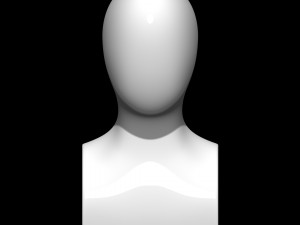 mannequin head 3D 모델