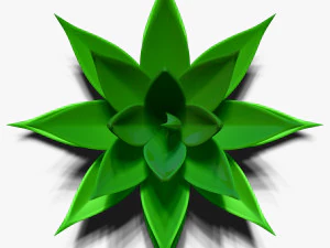 リュウゼツラン アロエ 3Dモデル