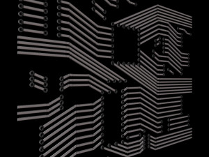 circuit board 3Dモデル