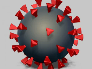 corona virus covid - 19 3D Model