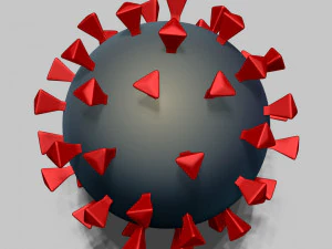 corona virus covid - 19 3D Model