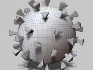 corona virus covid - 19 3D Model