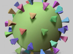 corona virus covid - 19 3D Model