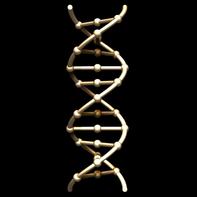 dna chain 3D Model .c4d .max .obj .3ds .fbx .stl .blend 