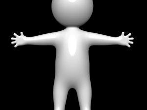 ダミー棒人間 3Dモデル