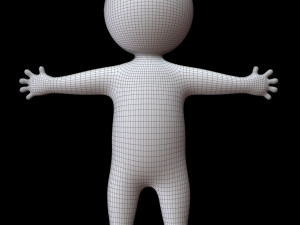 dummy stickman Modello 3D