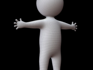 dummy stickman Modello 3D
