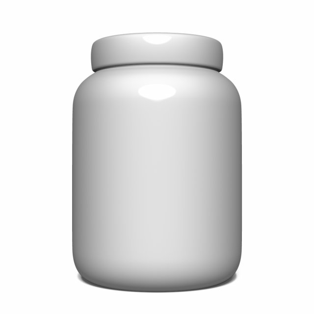 jar bottle 3D Model .c4d .max .obj .3ds .fbx .stl .blend 
