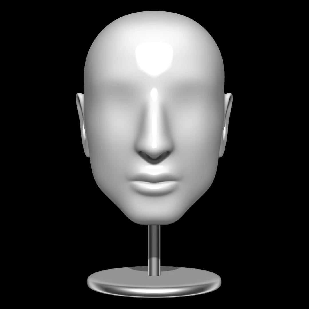 mannequin head 3D Model .c4d .max .obj .3ds .fbx .stl .blend 