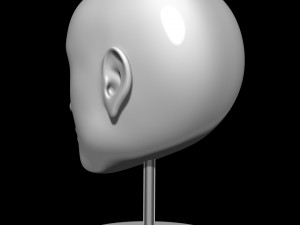 mannequin head 3D मॉडल