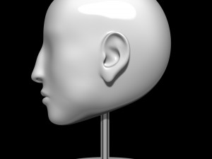 mannequin head 3D मॉडल
