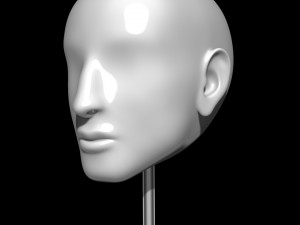 mannequin head 3D मॉडल