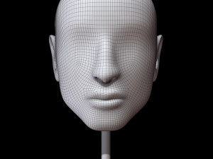 mannequin head 3D मॉडल