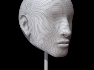 mannequin head 3D मॉडल