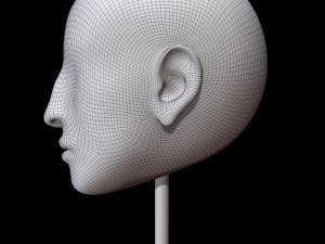 mannequin head 3D मॉडल