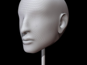 mannequin head 3D मॉडल
