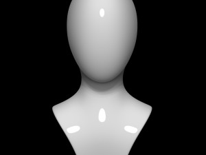 mannequin head 3D 모델