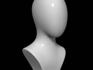 mannequin head Modello 3D