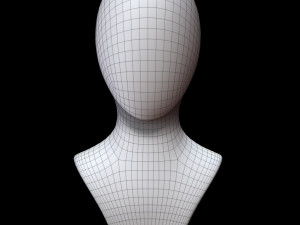 mannequin head Modello 3D