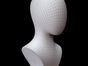 mannequin head Modello 3D
