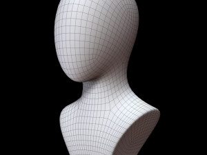 mannequin head Modello 3D