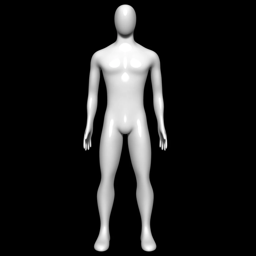 mannequin male 3D Model .c4d .max .obj .3ds .fbx .stl .blend 