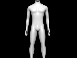 maniqu&iacute; masculino Modelo 3D