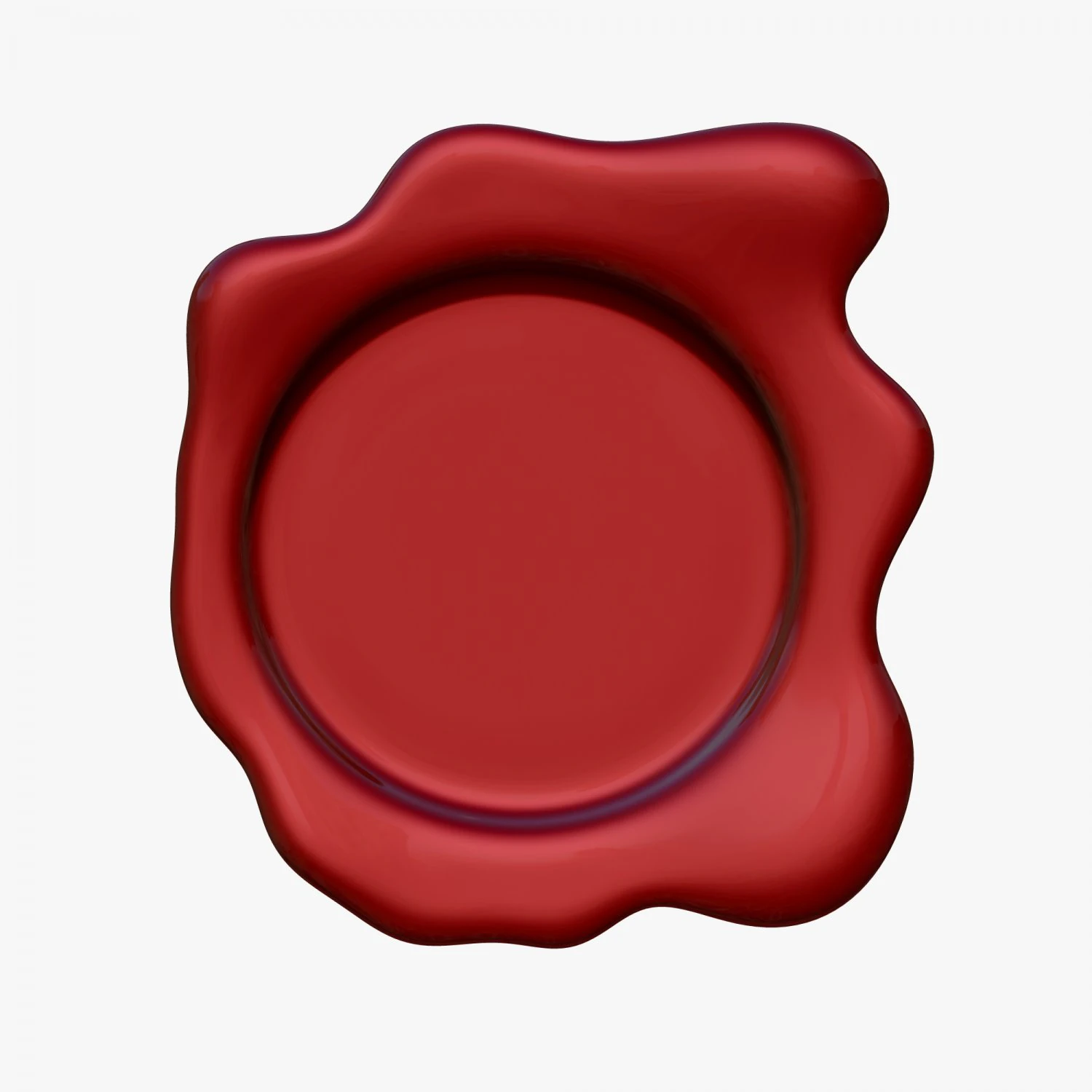 wax seal 3D Model .c4d .max .obj .3ds .fbx .stl .blend