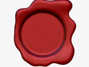 wax seal 3D 모델