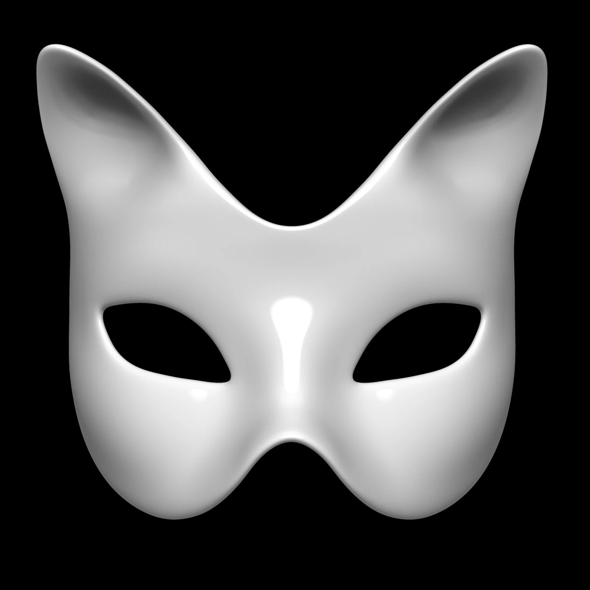 cat mask 3D Model .c4d .max .obj .3ds .fbx .stl .blend 