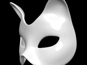 cat mask Model 3D