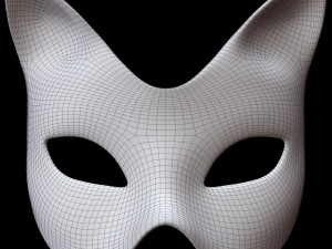 cat mask Model 3D