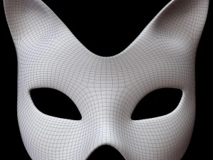 cat mask 3D Model