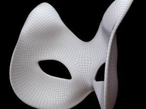 cat mask Model 3D