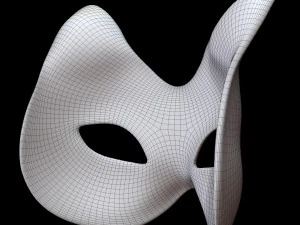 cat mask 3D Model