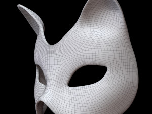cat mask Model 3D